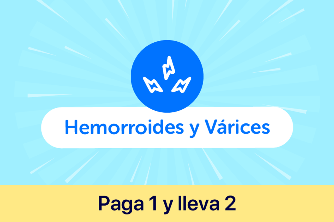 Hemorroides y Varices Paga 1 y Lleva 2
